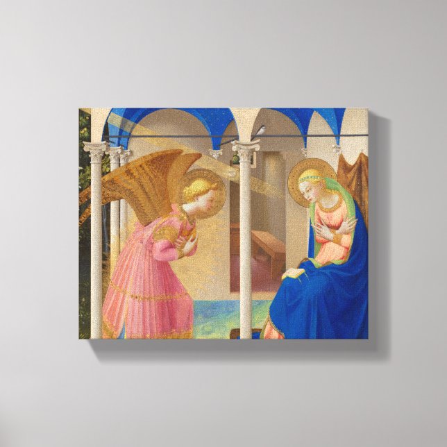 Toile L'Annonciation, 1426 par Fra Angelico (Recto)