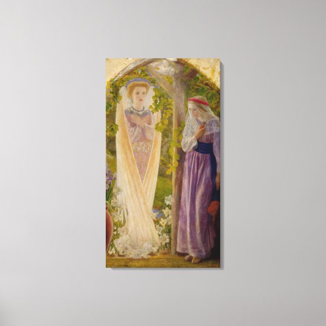 Toile L'Annonciation D'Arthur Hughes (Recto)
