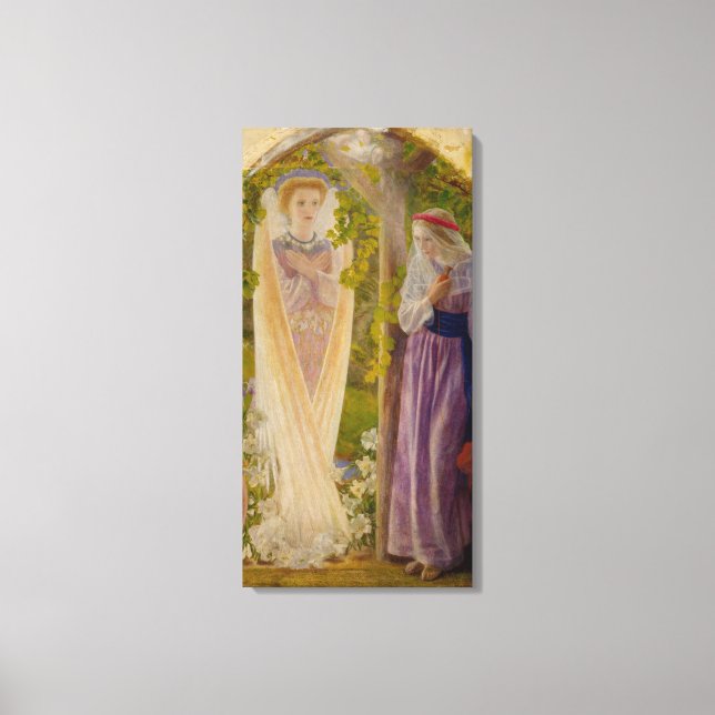 Toile L'Annonciation par Arthur Hughes (Recto)