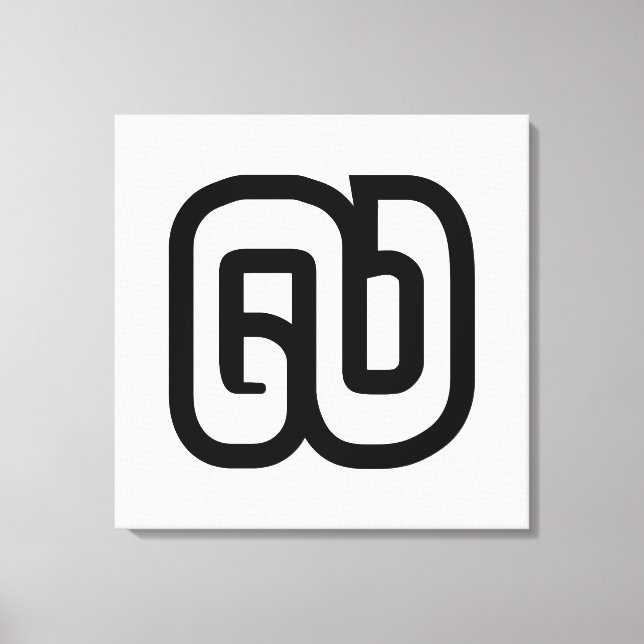 Toile Lao / Laos Numéro Neuf / 9 / ໙ (Kao/Gao) Laotien (Recto)