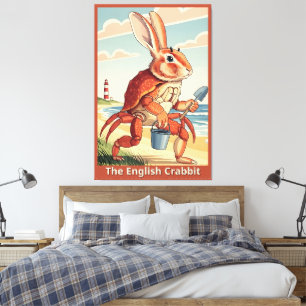 Toile Lapin drôle de parodie