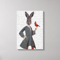 Lapin et oiseau