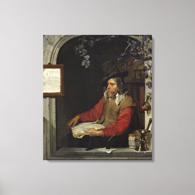 Toile L'Apothécaire ou, le chimiste (Recto)