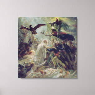 Toile L'apothéose des héros français