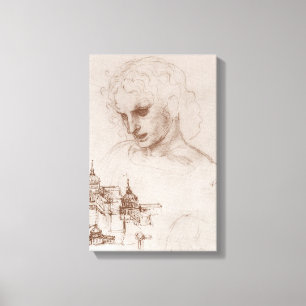 Toile L'Apôtre Jacques de Léonard de Vinci Château Sforz