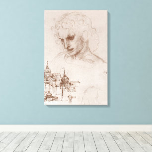 Toile L'Apôtre Jacques de Léonard de Vinci Château Sforz