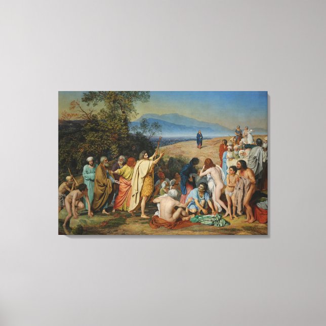 Toile L'Apparition du Christ au peuple d'Ivanov (Recto)