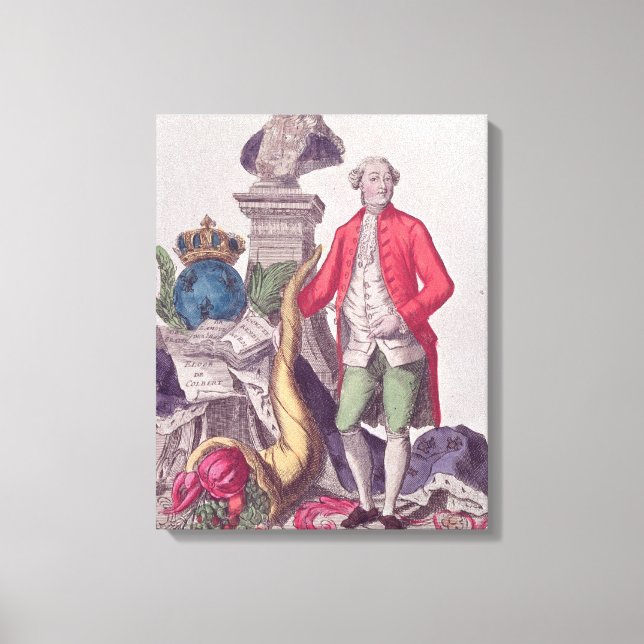 Toile L'appel de Jacques Necker 16 juillet 1789 (Recto)