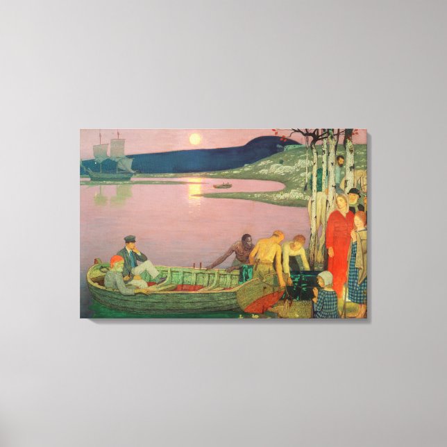 Toile L'appel de la mer, 1925 (Recto)