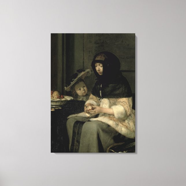 Toile L'Apple Peeler, 1660 (Recto)