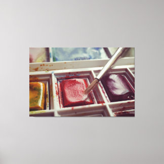 Toile L'aquarelle peint l'impression photographique.
