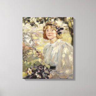 Toile L'arbre aux pommes (par Bessie MacNicol)