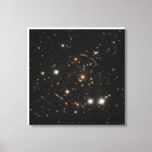 Toile L'Arc Sunburst Dans Un Gros Cluster Galaxy