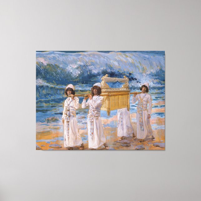 Toile L'Arche passe au-dessus du Jourdain par James Tiss (Recto)