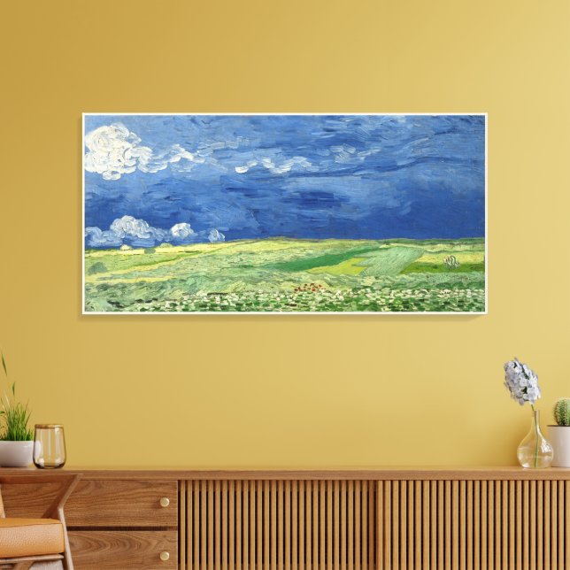 Toile Large Fine Art Painting Van Gogh Landscape (Insitu(Salon))
