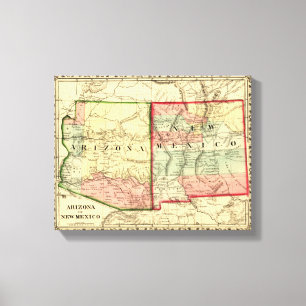 Toile L'Arizona et nouvelle carte de MexicoPanoramic