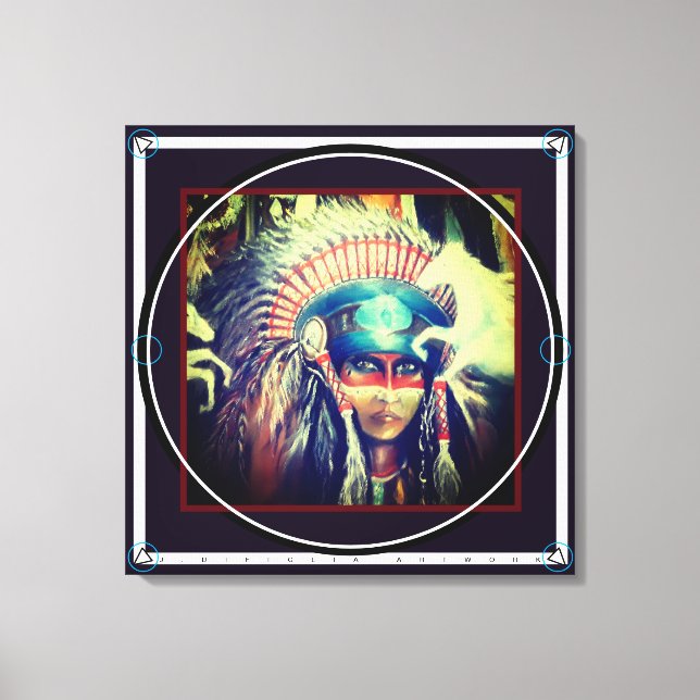 Toile LARMES D'AMORTIMENT - 24"x24"x3/4" (Recto)