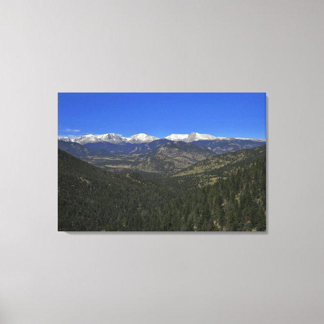 Toile L'arrière-pays des Rocheuses (Recto)