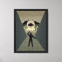 L'arrivée du dévoreur, étrange art d'horreur