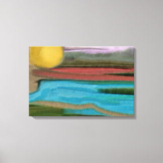 Toile L'art Abstrait de la Sierra Sunrisei