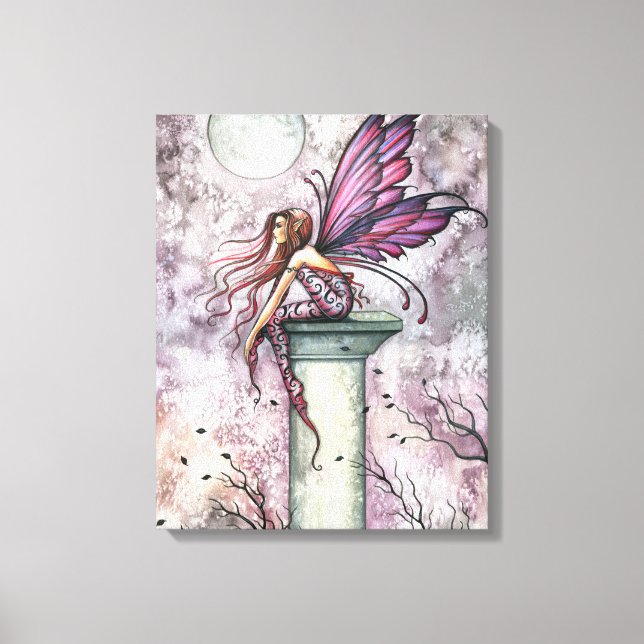 Toile L'art de fantasy de la fée de guet par Molly Harri (Recto)