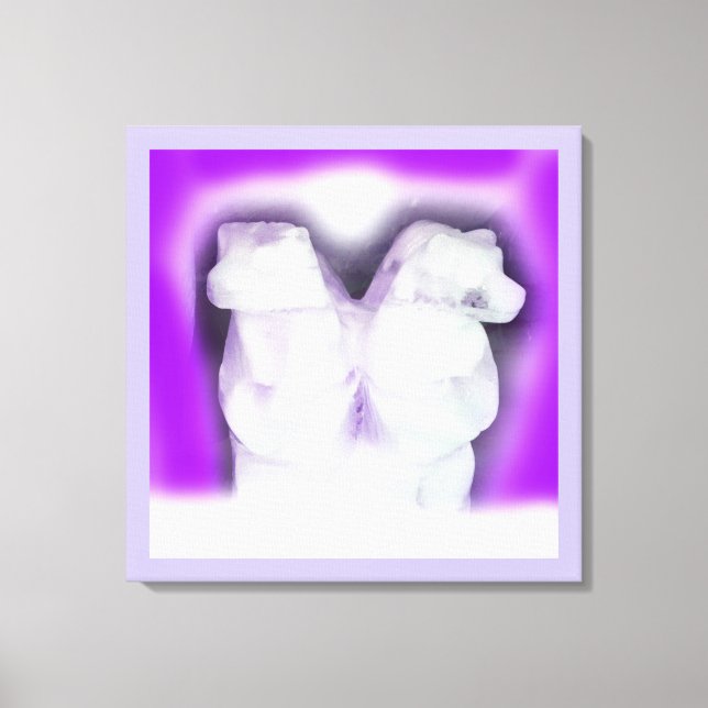 Toile L'art de la glace (Recto)