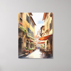 Toile L'art de l'aquarelle Florence
