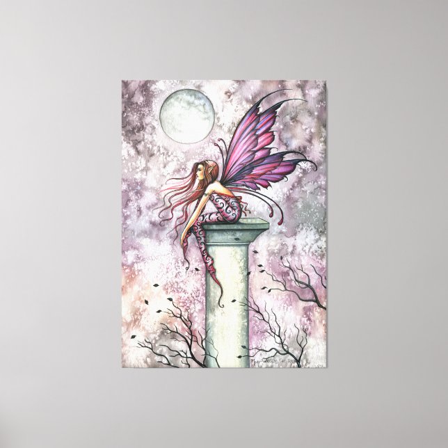 Toile L'art de l'Imaginaire fée Lookout par Molly Harris (Recto)