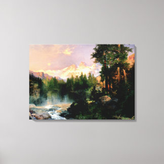 Toile L'art de Thomas Moran, Les Trois Tetons