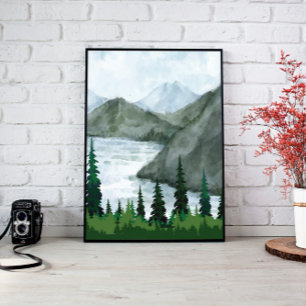 Toile L'art du mur paysager