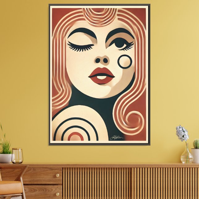 Toile L'art moderne du milieu du siècle La Beauté Spot (Insitu(Salon))