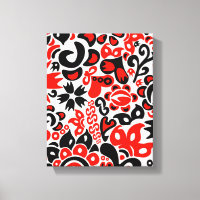 L'art populaire ukrainien motif floral abstact
