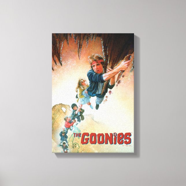 Toile L'Art Théâtral De La Grotte Des Goonies (Recto)