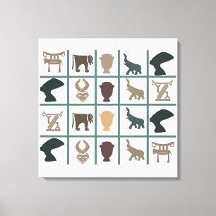 Toile L'art tribal abstrait africain