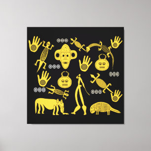 Toile L'art tribal africain Abstrait