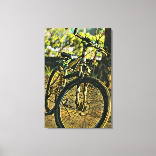 Toile L'artisanat du vélo (Recto)