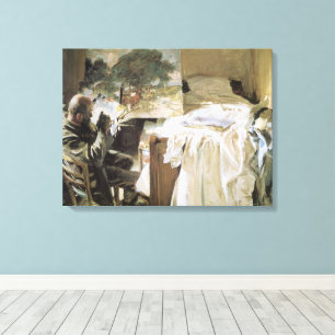 Toile L'Artiste dans son atelier par John Singer Sargent