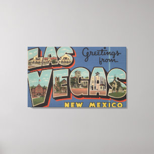 Toile Las Vegas, Nouveau Mexique - grandes scènes de