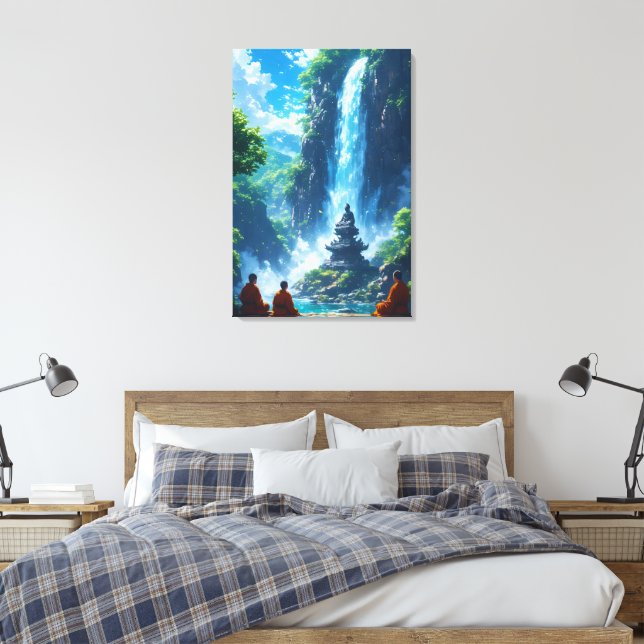 Toile L'Ascension Tranquille des Moines (Insitu(Chambre))