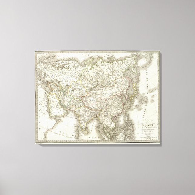 Toile L'Asie - Asie (Recto)