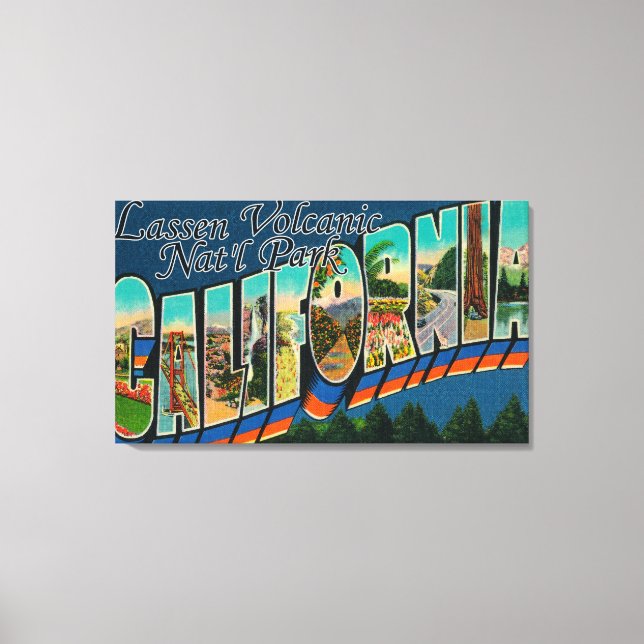 Toile Lassen Volcanic Nat'l Park, CA (Recto)