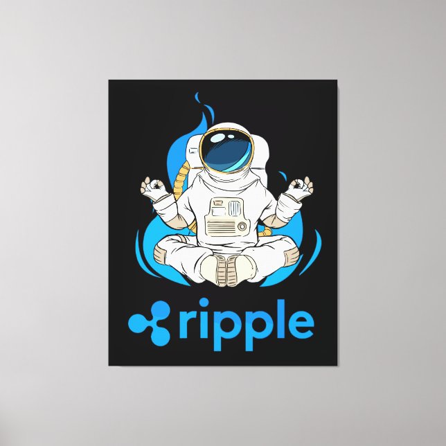 Toile L'astronaute de chiffrement XRP à chiffrement de c (Recto)