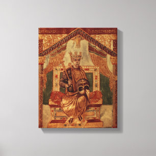 Toile Lat 1152 f.3v Charlemagne (Carolus Magnus, Charles