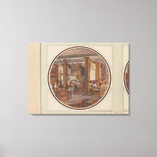 Toile L'atelier de gobelins, 1840