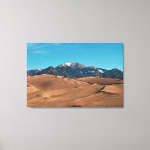 Toile L'aube dans les dunes