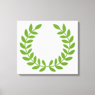 Toile Laurel Wreath (Symbole grec ancien)