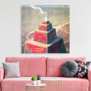 Toile L'Autel Mikalojus Ciurlionis