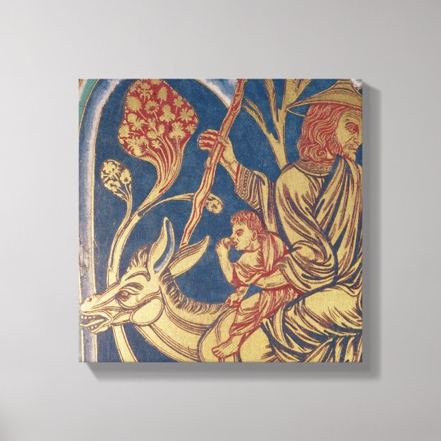 Toile L'autel Verduner, détail d'une bordure de panneau (Recto)