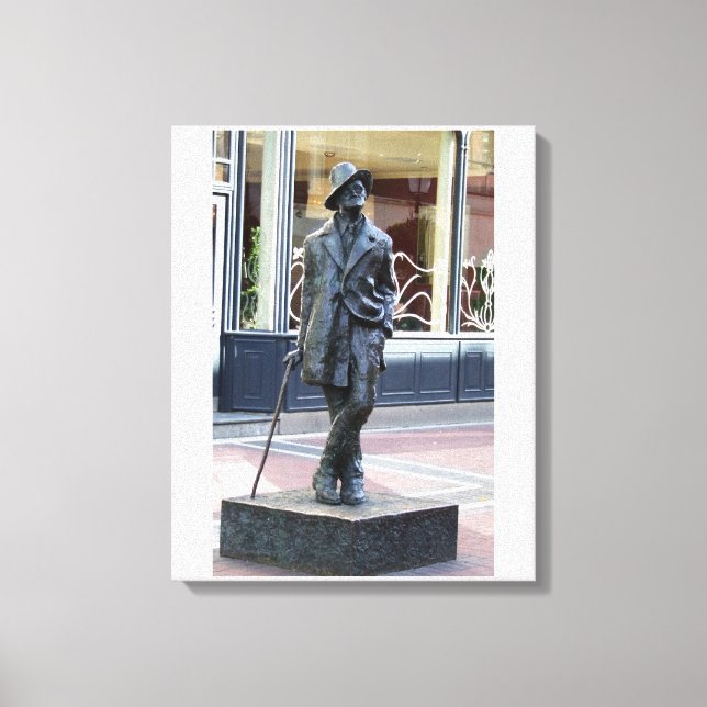 Toile L'auteur irlandais James Joyce, Dublin sculpture p (Recto)