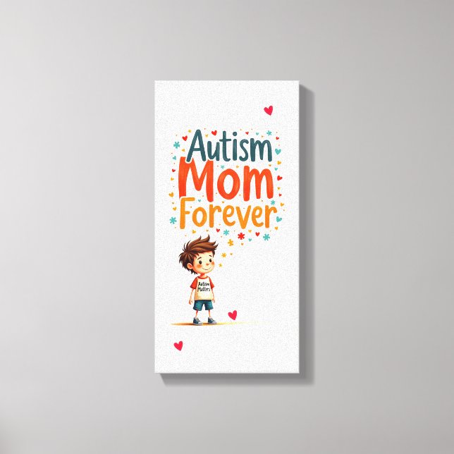 Toile L'autisme compte  (Recto)